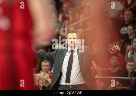 2022-06-07. Lithuanian Basketball League. Rytas - Lietkabelis - 79:76. Stock Photo