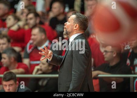 2022-06-07. Lithuanian Basketball League. Rytas - Lietkabelis - 79:76. Stock Photo