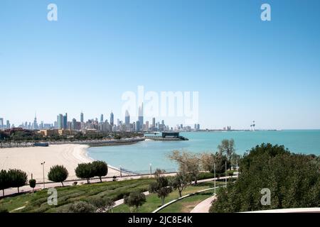 A panoramic view of the Kuwait City Skyline Stock Photo - Alamy