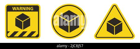 Cube Icon Black Sign Isolate on white Background,Vector Illustration Stock Vector