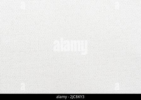 Detail of White fabric texture and seamless background Stock Photo