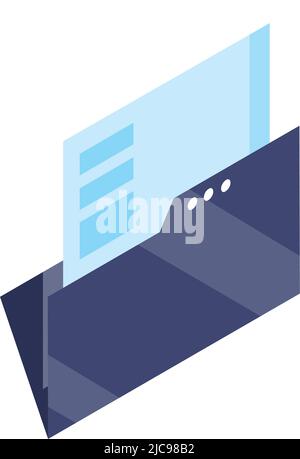 Office manager plan folder icon, outline style Stock Vector Image & Art ...