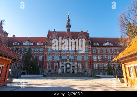 Gdansk, Poland - 11 March, 2022: The main building Gdansk University of Technology Stock Photo