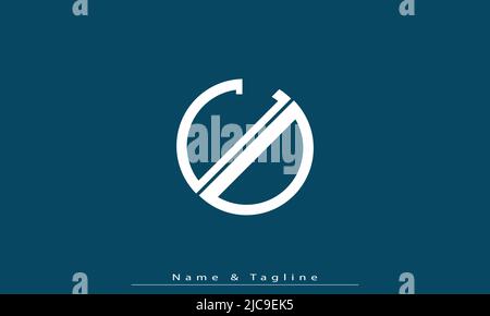 Alphabet letters Initials Monogram logo CD , DC Stock Vector