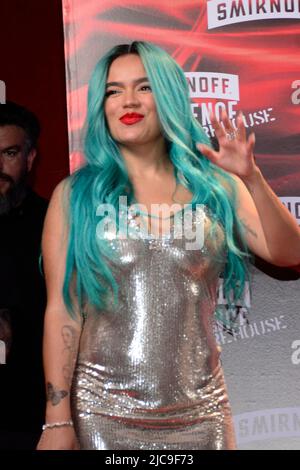 Non Exclusive: June 10, 2022, Mexico City, Mexico: Colombian Singer