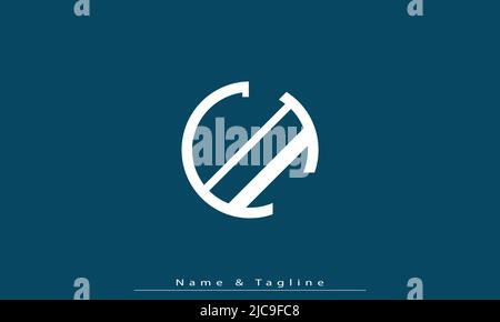Alphabet letters Initials Monogram logo CI , IC Stock Vector