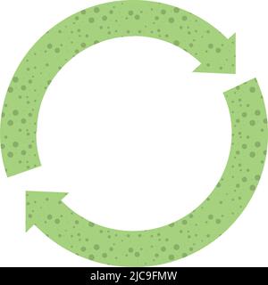 recycle arrows sign Stock Vector