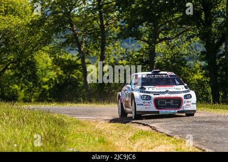 09 MARGAILLAN Hugo, MARSAULT Laetitia, Citroën C3, action during the ...