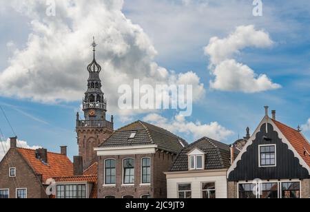 View of Monnickendam, a picturesque tourist dutch city in Province North Holland Stock Photo