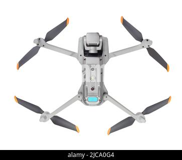 drone path isolated on white Stock Photo