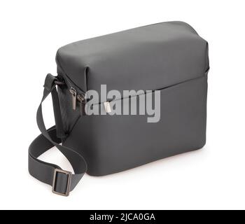drone carrying bag path isolated on white Stock Photo