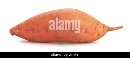 sweet potato path isolated on white Stock Photo