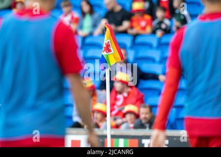 CARDIFF, UK. 11th June, 2022. the 2022 UEFA Nations League fixture between Wales & Belgium at the Cardiff City Stadium. (Pic by Credit: Andrew Dowling/Alamy Live News Stock Photo