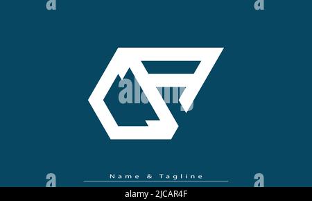 Alphabet letters Initials Monogram logo CA , AC Stock Vector