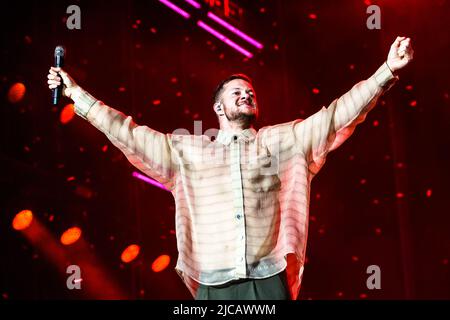 Milano, Italy. 11th June, 2022. Imagine Dragons in concert at IDAYS Festival in Milano, Italy, on June 11 2022. Credit: Mairo Cinquetti/Alamy Live News Stock Photo