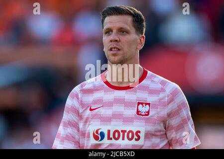 Rotterdam, Netherlands. 12th June, 2022. Wojciech Szczesny of Poland during the UEFA Nations League, League A, Group 4 match between Netherlands and Poland at Feijenoord 'De Kuip' Stadium in Rotterdam, Netherlands on June 11, 2022 (Photo by Andrew SURMA/ Credit: Sipa USA/Alamy Live News Stock Photo
