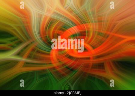 Digital art, 3d illustration. Creative abstract background, colorful fractal pattern Stock Photo