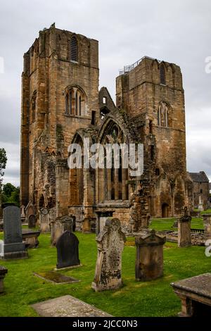 Elgin Cathedral is a historic ruin in Elgin, Moray, north-east Scotland Stock Photo