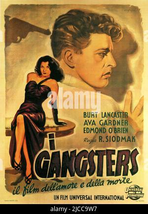 BURT LANCASTER and AVA GARDNER in THE KILLERS (1946), directed by ROBERT SIODMAK. Credit: UNIVERSAL PICTURES / Album Stock Photo