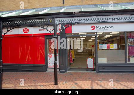 TIVERTON, UK - JUNE 30, 2021 branch of the Post Office on Market Walk Stock Photo