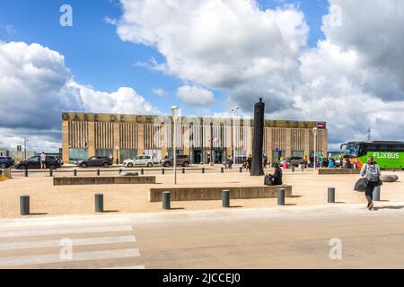 Gare de Champagne-Ardennes TGV railway station, Reims, Marne (51), France. Stock Photo