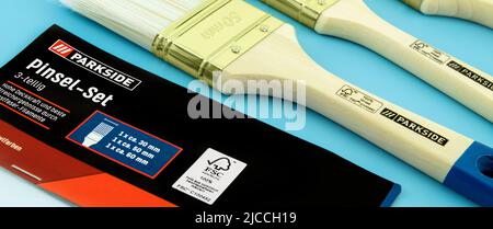Hamburg, Germany Label Alamy 2022: - Pinsel-Set - Parkside 2 Stock Photo FSC June