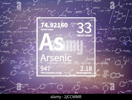 Arsenic chemical element with first ionization energy atomic mass