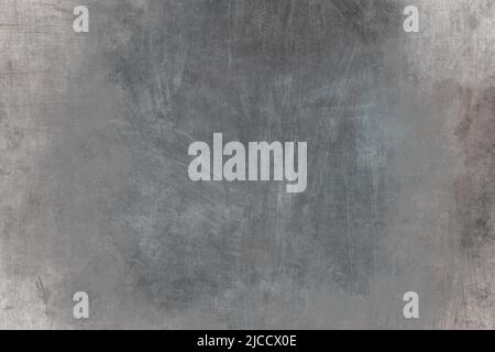 Grey distressed grunge textured background Stock Photo