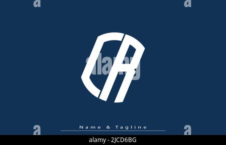 Alphabet letters Initials Monogram logo CR , RC Stock Vector