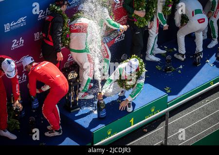 Le Mans, France. 12th June, 2022. during the 2022 24 Hours of Le Mans, 3rd round of the 2022 FIA World Endurance Championship, on the Circuit de la Sarthe, from June 11 to 12, 2022 in Le Mans, France - Photo Alexandre Guillaumot / DPPI Stock Photo