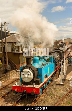 Thomas the Tank Engine at the Bo'ness and Kinneil Railway Bo'ness, West ...