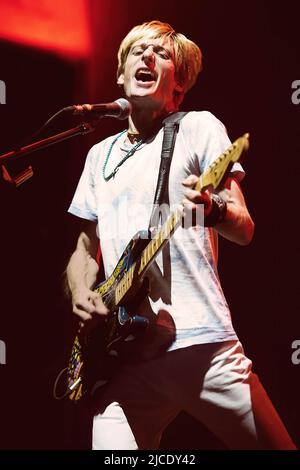 Rome, Italy. 15th July, 2016. Crispian Mills of Kula Shaker performs in Rome. (Photo by Valeria Magri/SOPA Images/Sipa USA) Credit: Sipa USA/Alamy Live News Stock Photo