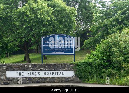 The Kings Hospital, boarding and day secondary school in Palmerstown, Dublin, Ireland. A Co Educational private, Church of Ireland school. Stock Photo