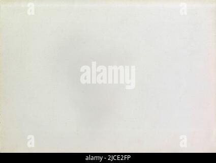 High quality aged paper texture background old yellowed, gray uncoated fine grain smooth bond paper with dust particles copy space for text for presen Stock Photo