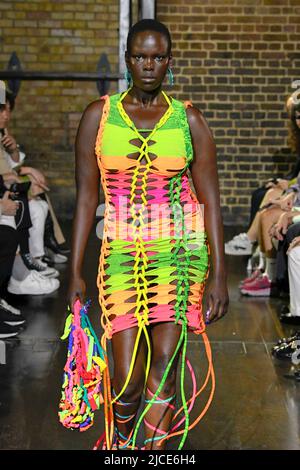 AGR SS23 runway during London Fashion Week on June 2022 - London, UK. 11/06/2022 Stock Photo