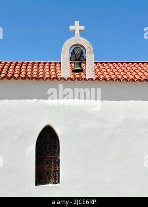 Church of Our Lady of the Assumption. Stained-glass window depicting ...