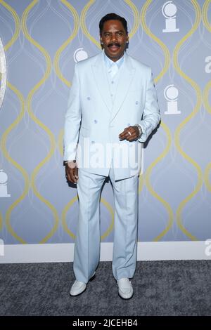 New York, USA. 12th June, 2022. Colman Domingo walking on the red carpet at the 75th Annual Tony Awards held at Radio City Music Hall in New York City on Sunday, June 12, 2022. (Photo by Anthony Behar/Sipa USA) Credit: Sipa USA/Alamy Live News Stock Photo