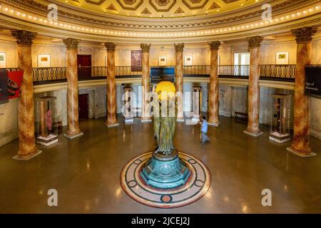 Los Angeles, FEB 4 2015 - Interior view of the Natural History Museum of Los Angeles County Stock Photo