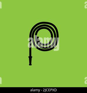 Hose icon isolated. Construction Concept - Vector  Stock Vector