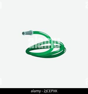 Hose Icon. Construction Concept - Vector Stock Vector