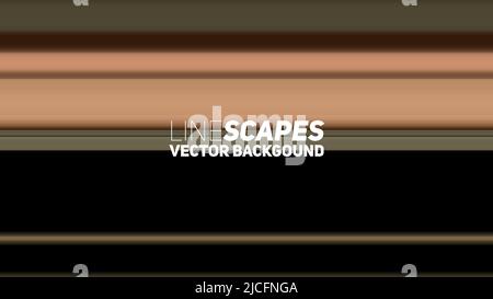 LineScapes Gradient Background. Minimal Gradient Stripes. Stock Vector