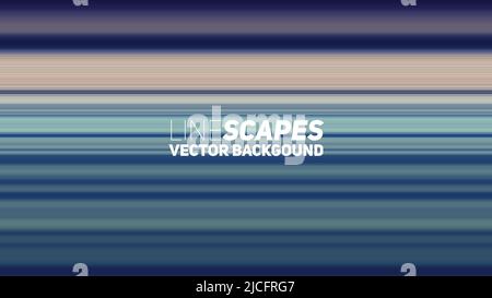 LineScapes Gradient Background. Minimal Gradient Stripes. Stock Vector