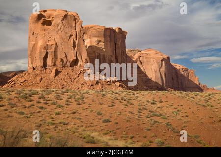 Spearhead Mesa in Monument Valley, Arizona, United States. Stock Photo