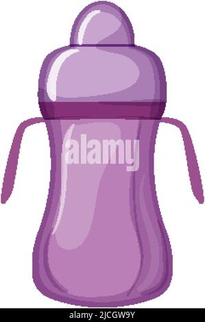 sippy cup set cartoon. baby toddler, bottle kid, water child, feeding straw  sippy cup sign. isolated symbol vector illustration Stock Vector Image &  Art - Alamy