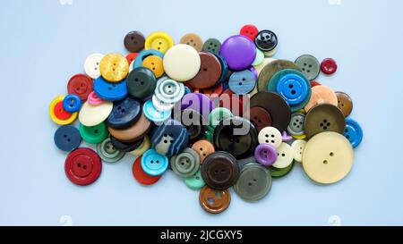 A bunch of multi-colored different buttons. Variety concept. Stock Photo