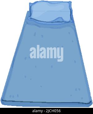 carpet camp mat cartoon vector illustration Stock Vector