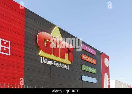 ALFAFAR, SPAIN - JUNE 06, 2022: GiFi is a French discount chain Stock Photo