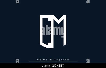 Alphabet letters Initials Monogram logo CM , MC Stock Vector