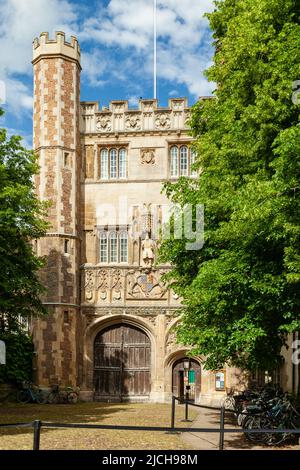 St John's College in Cambridge, England. Stock Photo
