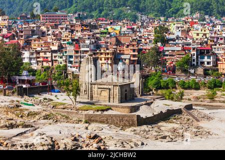 Panchbakhtar Temple is a hindu in Mandi town, Himachal Pradesh state in India Stock Photo